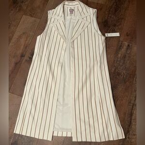 NWT Chico's Long Vest Jacket